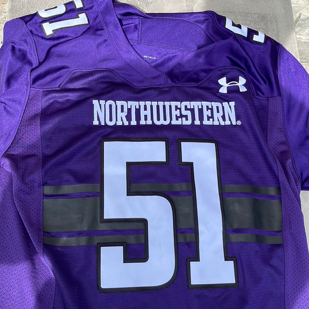 Northwestern football jersey (medium)